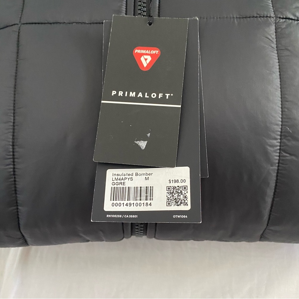 Lululemon Insulated Bomber Jacket GGRE Graphite Gray Dark Men's Size Medium - Picture 6 of 6